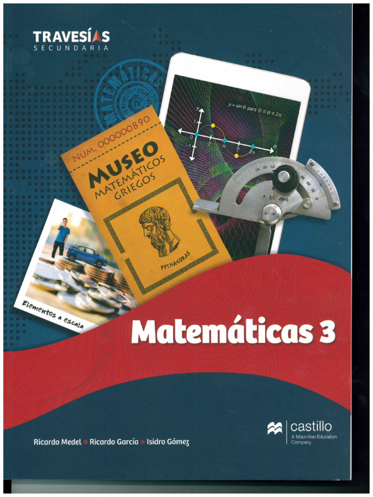 Portada del libro matemáticas 3 | PDF | Ecuaciones | Funciones ...