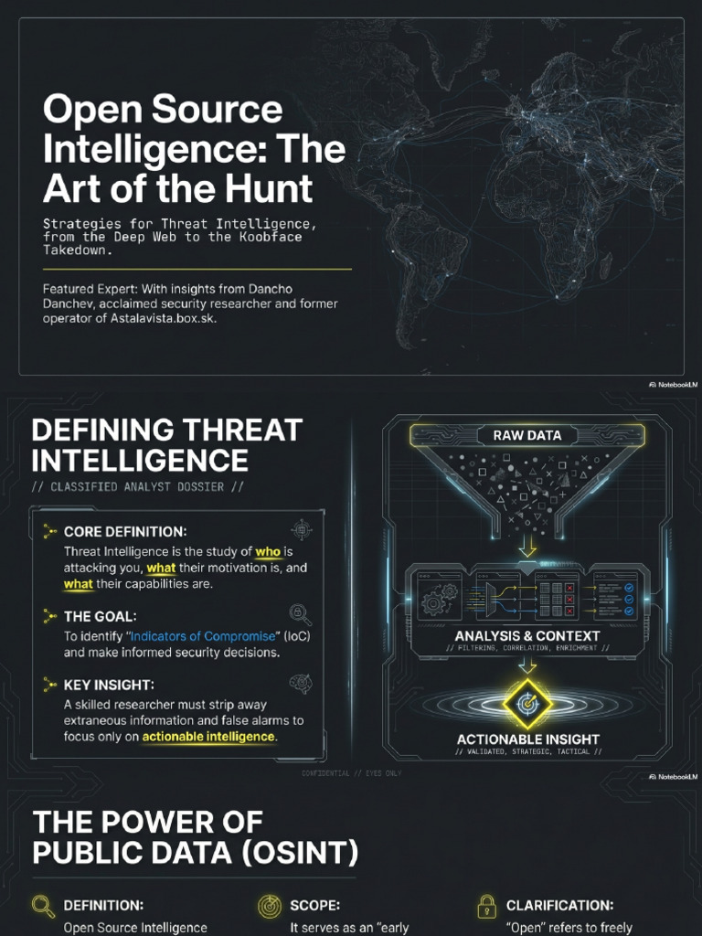 Threat Intelligence Open Source Takedown | PDF