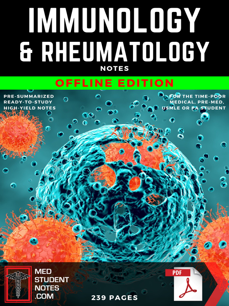 Immunology and Rheumatology | PDF | Immune System | T Cell