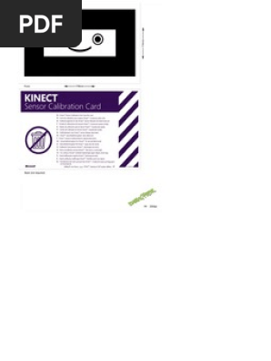 Xbox Kinect Calibration Card Activiteiten Kinderkunstweek
