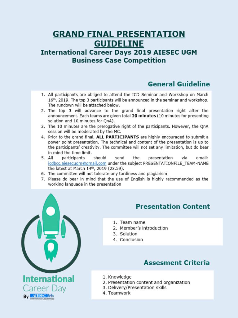 GF Presentation Guideline | PDF | Chess Theory | Chess