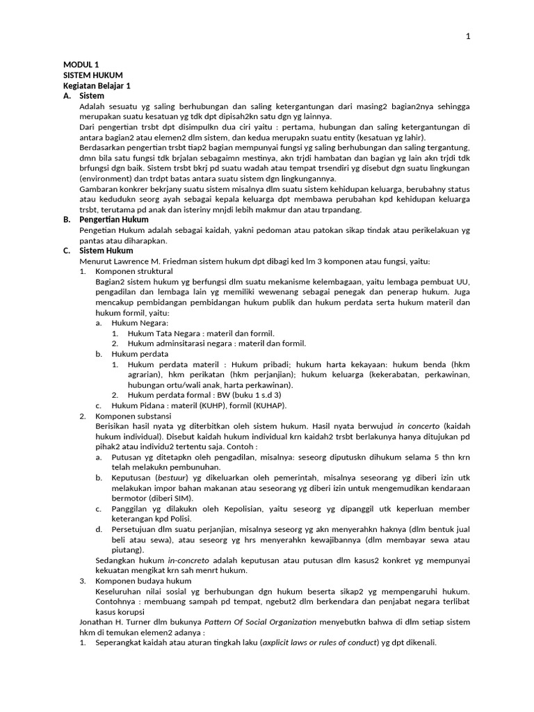 Shi Modul 1 Dan 2 | PDF