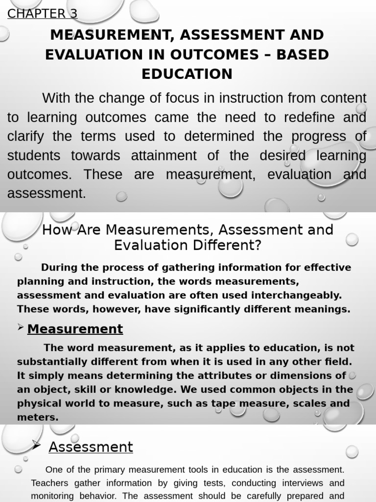 Chapter 3 Assessment of Learning | PDF | Educational Assessment ...
