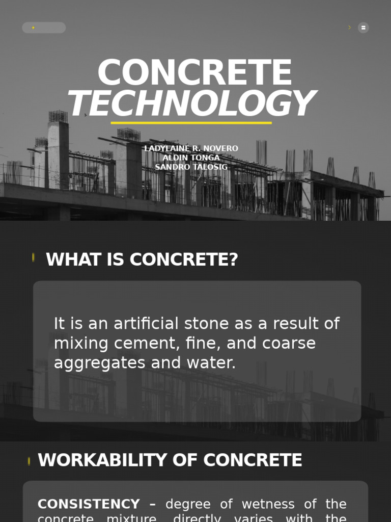 Concrete Technology | PDF | Concrete | Mortar (Masonry)