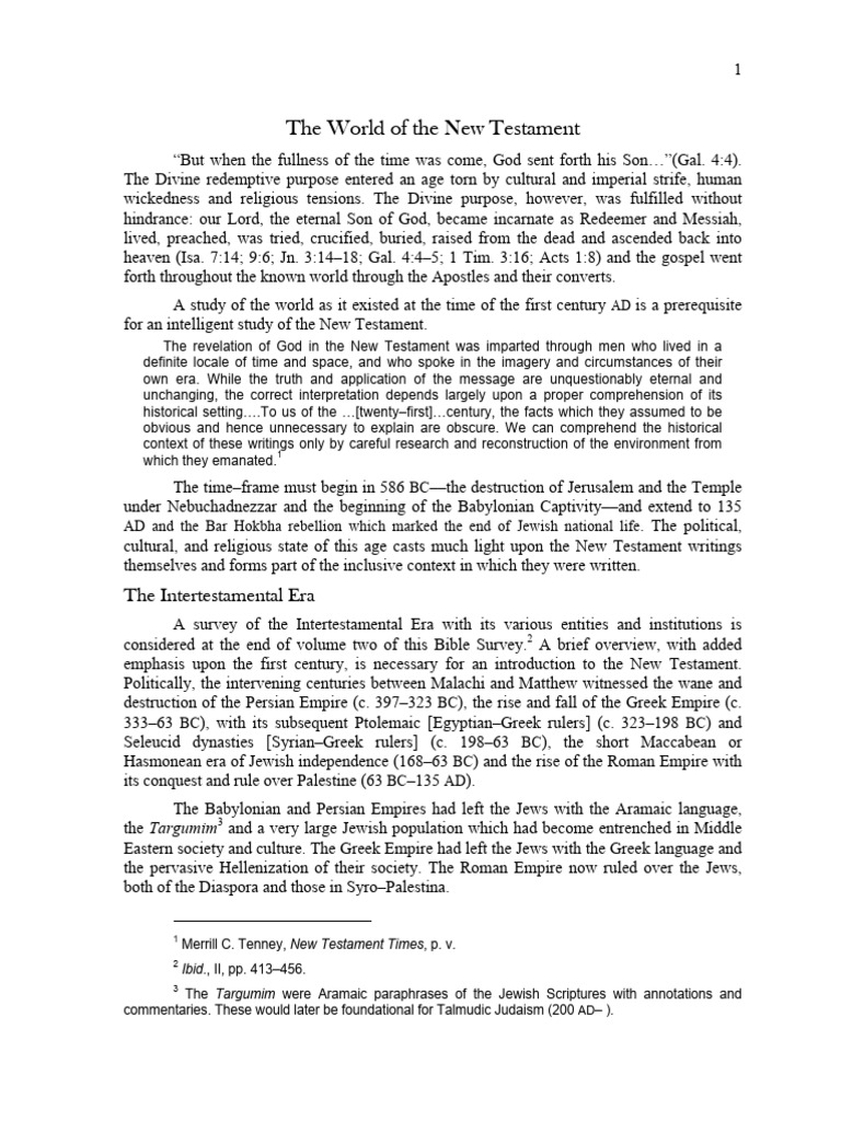World of New Testament | PDF | Herod Antipas | Herod The Great