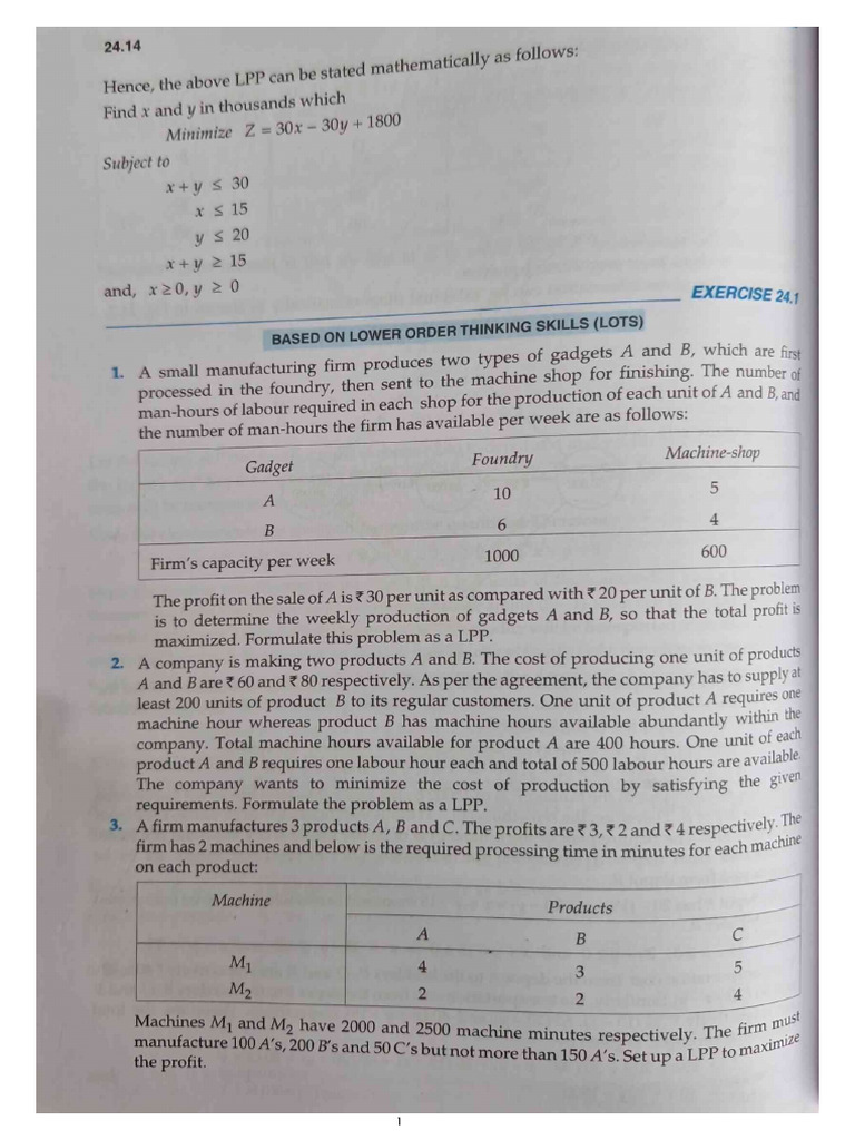 LPP Word Questions | PDF