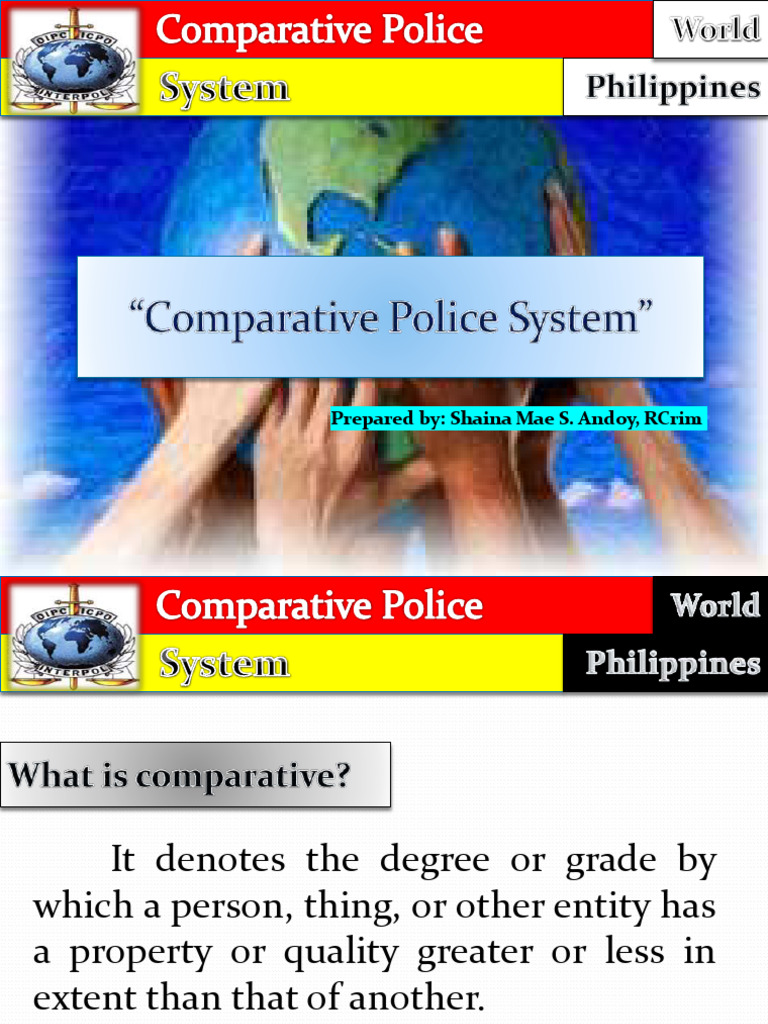 Comparative Models of policing | PDF | Police | Globalization