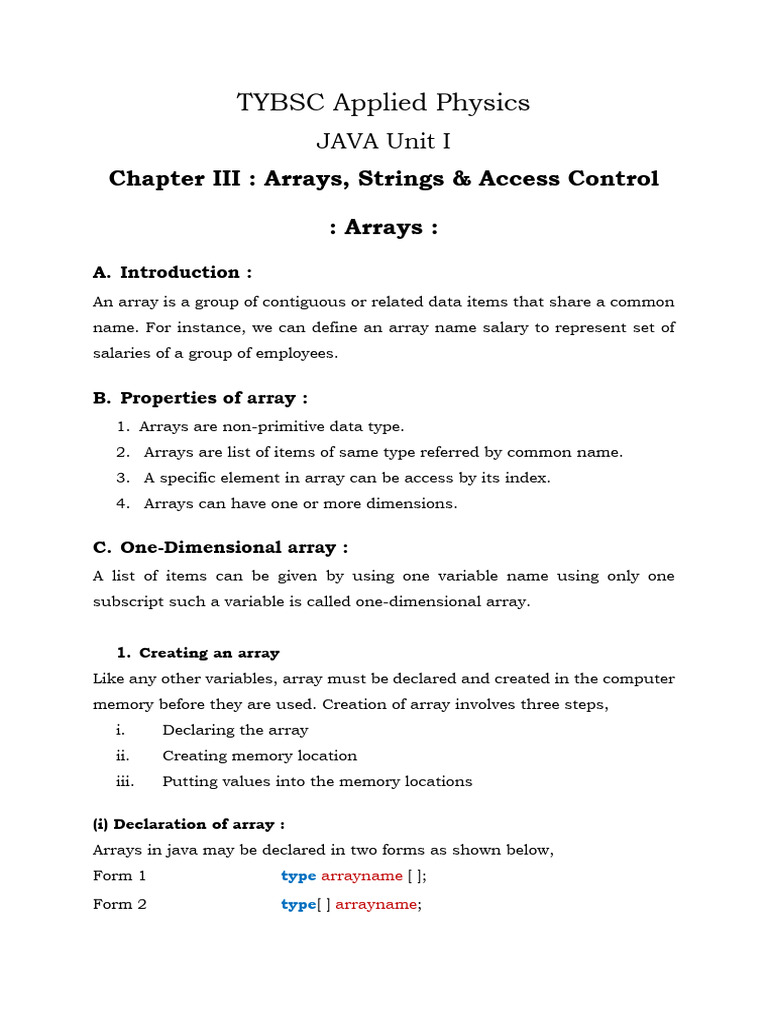 Java Unit I-chapter-III | PDF | Integer (Computer Science) | Mathematics
