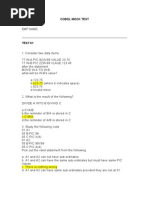 Cobol Mock Test