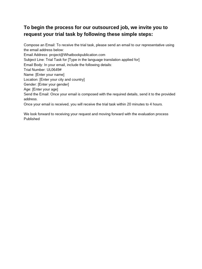 Trial File Instruction | PDF