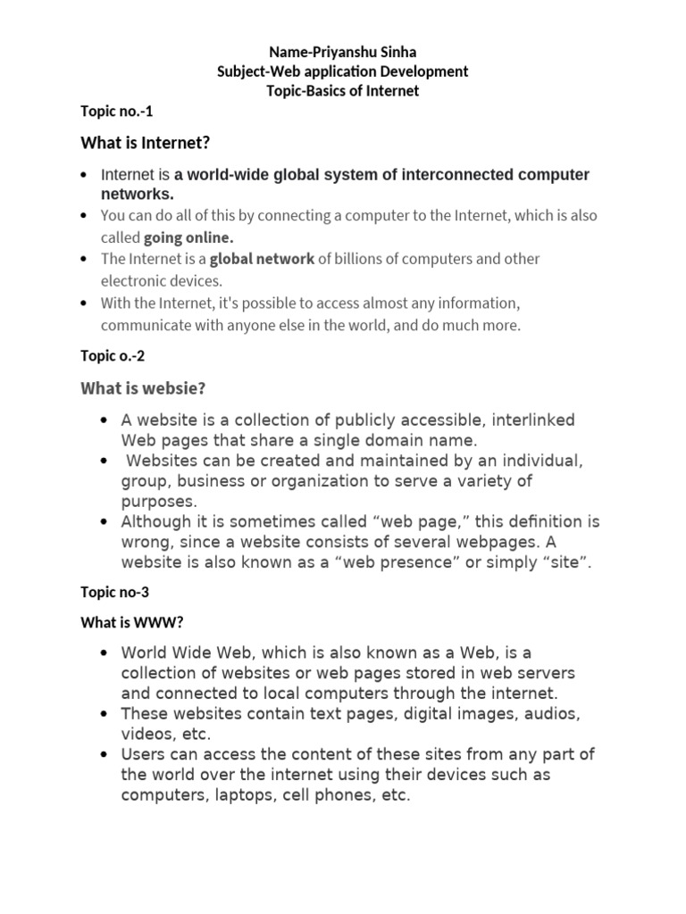 Web application development | PDF | Computer Network | World Wide Web