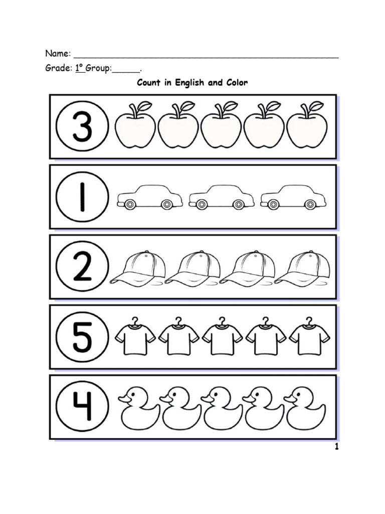 1st Grade Activities - Jan | PDF