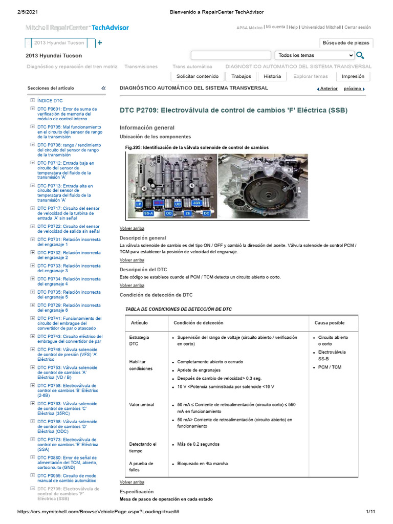 DTC P2709 | PDF | Conector eléctrico | Ingeniería mecánica