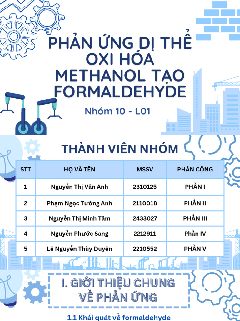 Sản Xuất Formaldehyde | PDF