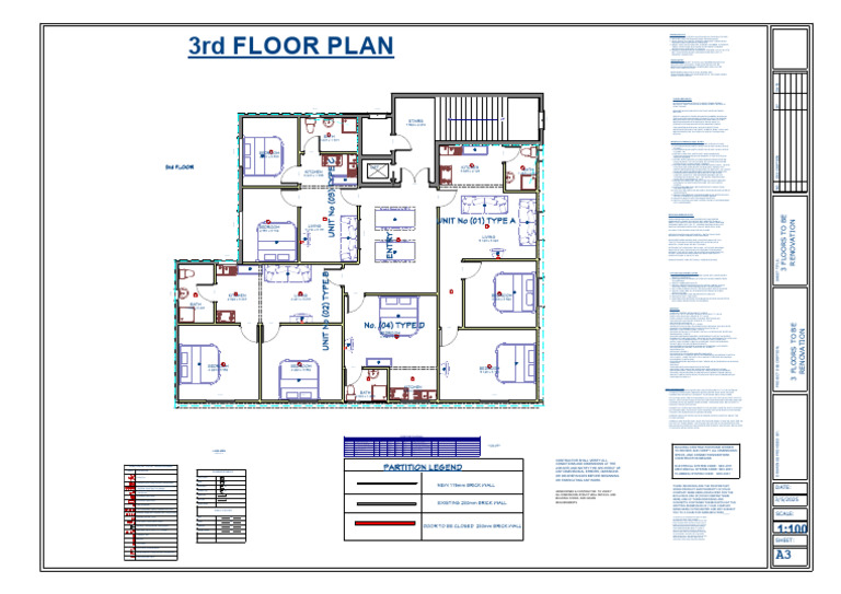 3rd Floor Plan002 | PDF | Civil Engineering | Building Technology