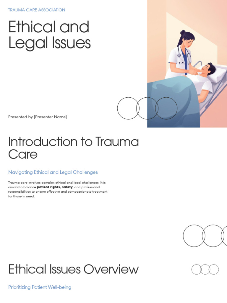 Presentation - Ethical and Legal Issues | PDF | Psychological Trauma ...
