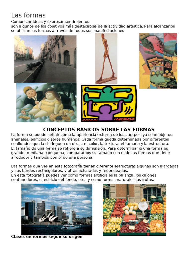 La Forma 1 | PDF | Dibujo | Pinturas