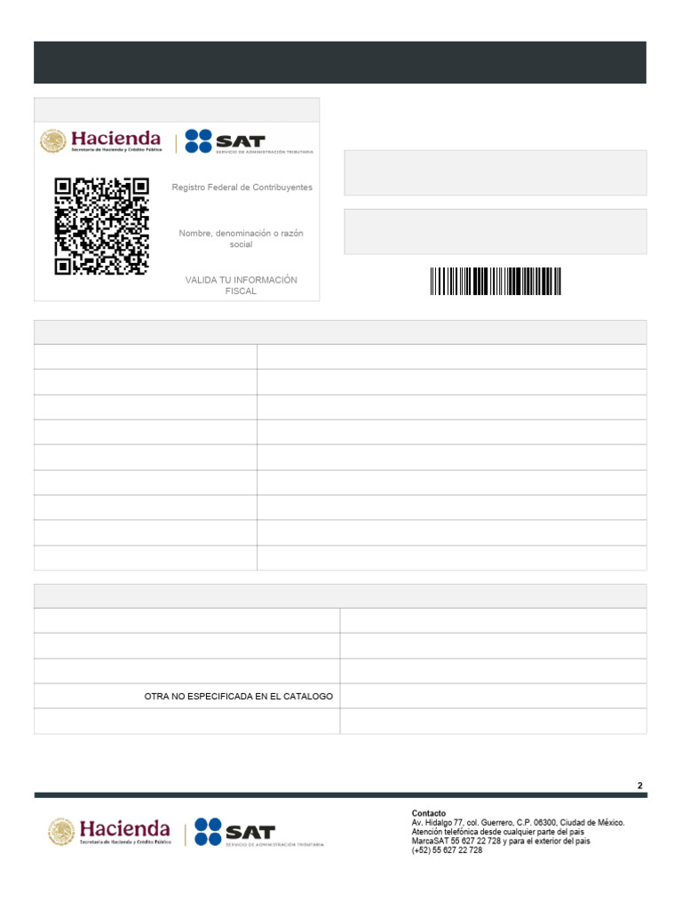 Hehm5108045u0 RFC | PDF | México | Gobierno