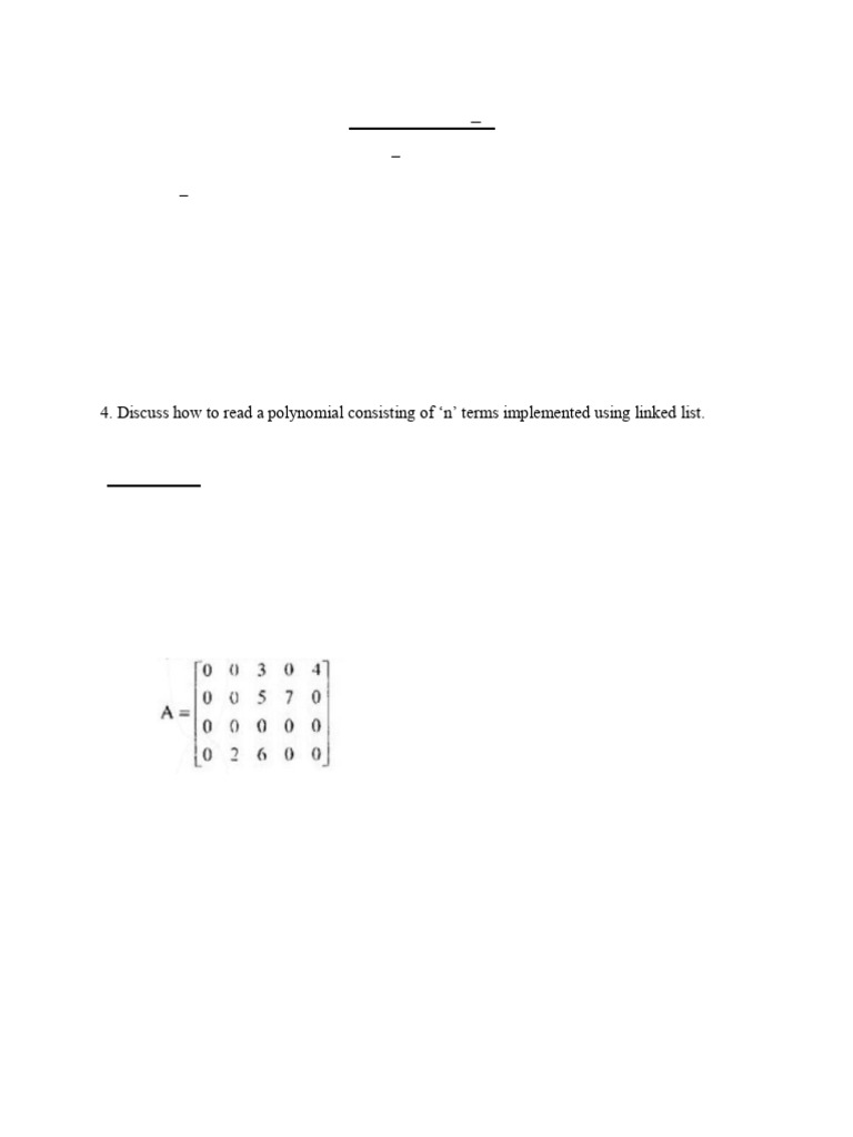 Question Bank - DSA - 2 | PDF