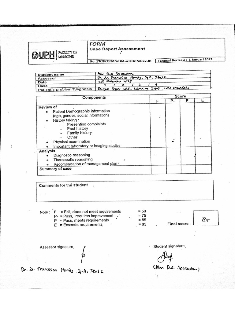 Case Report_Alan Dwi Setiawan | PDF
