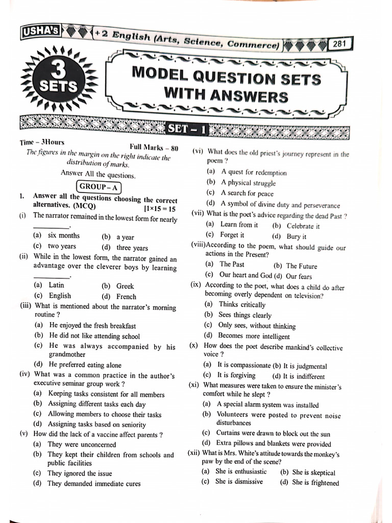 Sample Question Chse | PDF