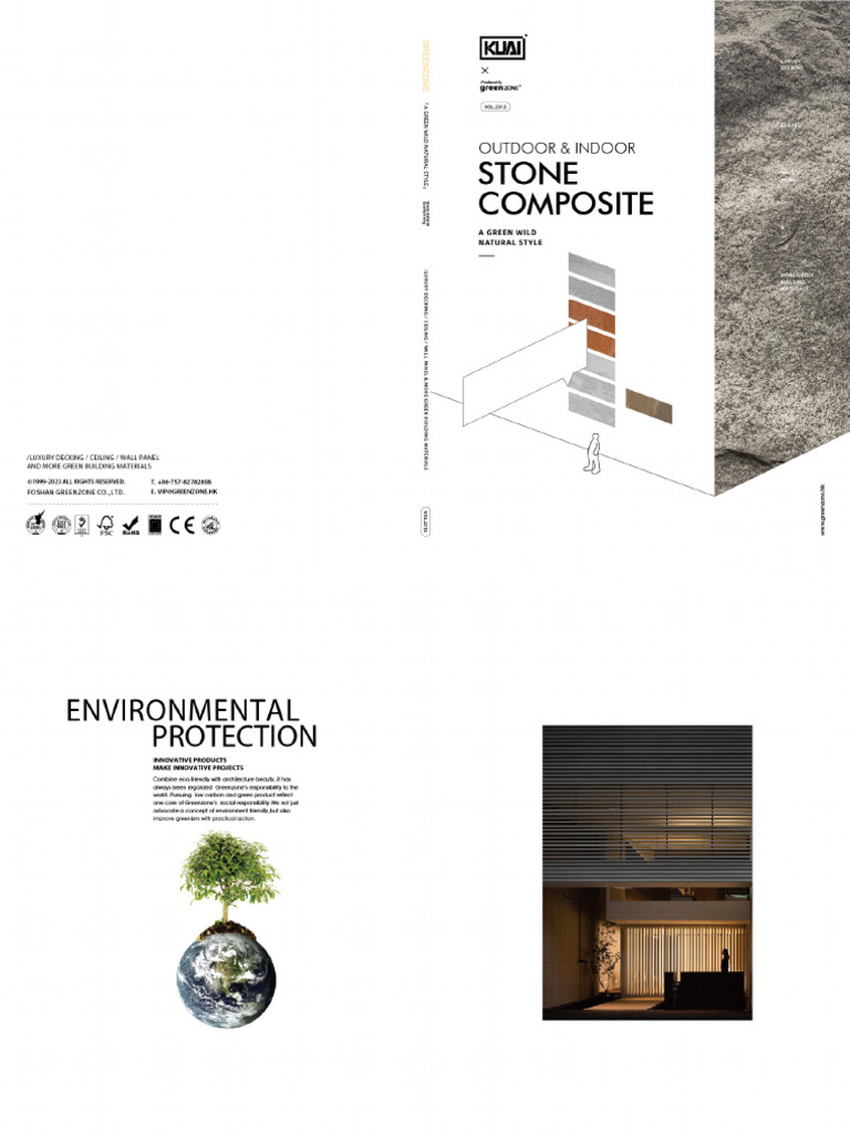 Kuai-Stone Composite Wall Cladding Catalogue 23v12 | PDF