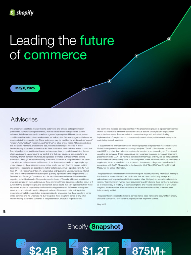 Shopify Deck | PDF | E Commerce | Generally Accepted Accounting ...