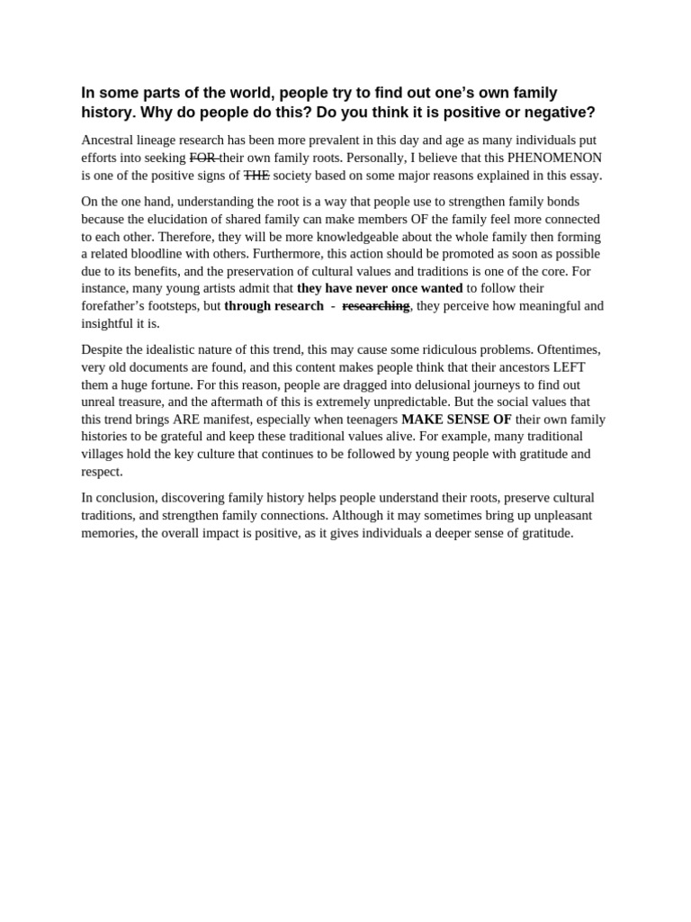 Family Roots | PDF