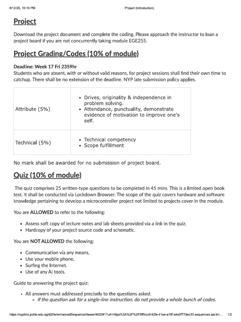 Project (Introduction) | PDF
