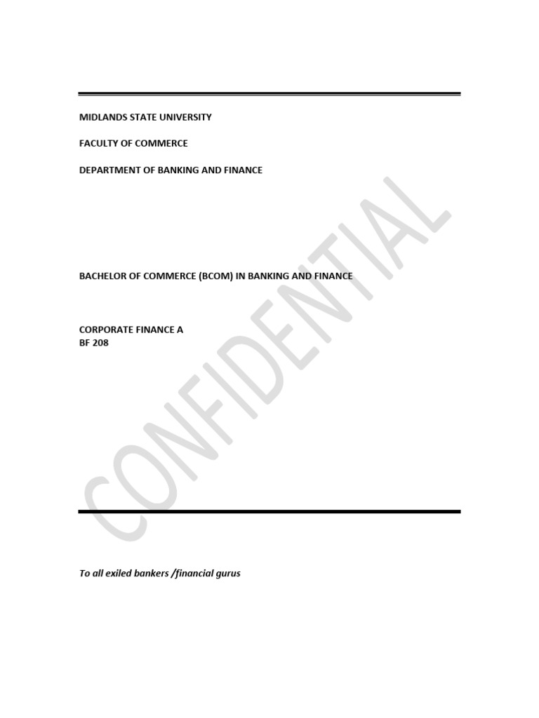 COP FIN NOTES 208-1 | PDF | Present Value | Income Statement