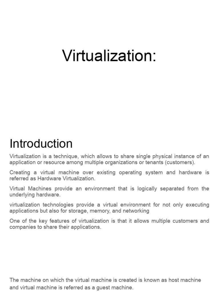 Mod 2 CloudComputing | PDF | Virtualization | Virtual Machine