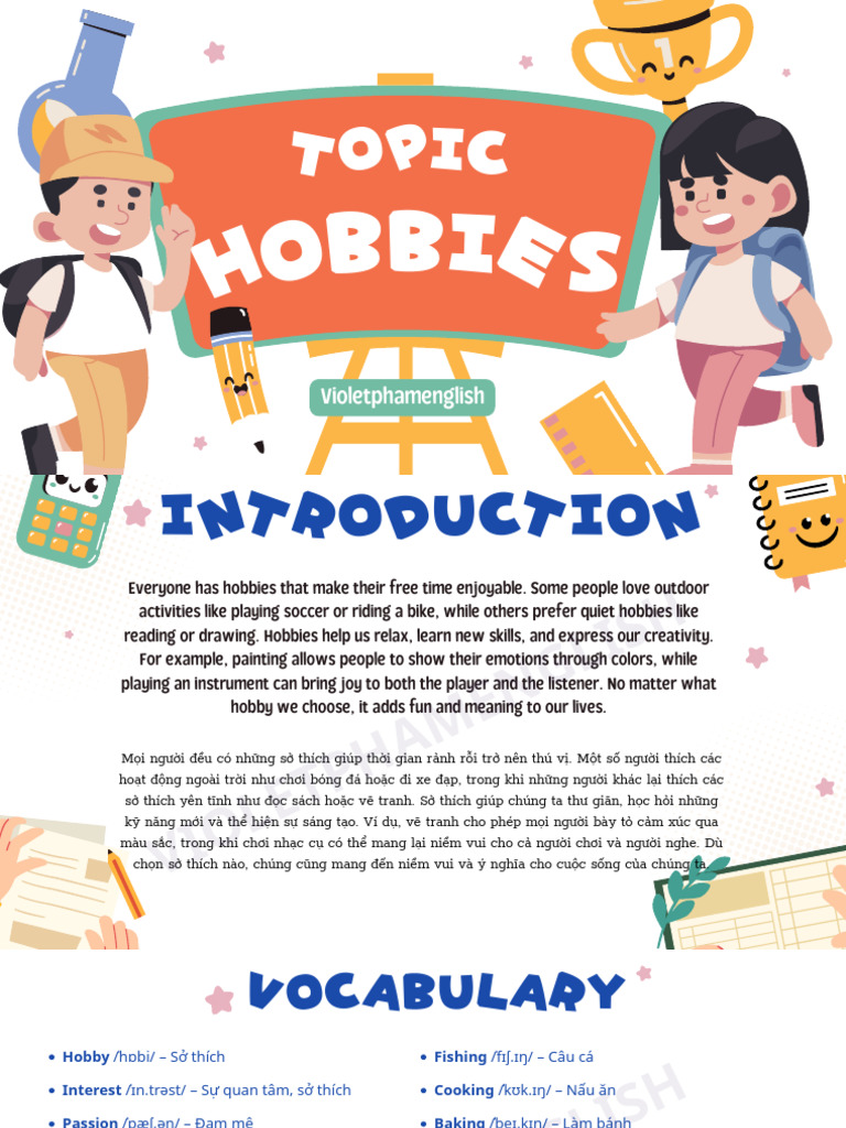Topic 3 Hobbies | PDF