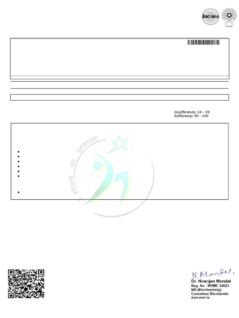 Labreportnew - 2026-01-28T091634.960 | PDF | Vitamin D | Vitamin