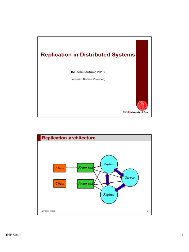 Replication | PDF | Replication (Computing) | Cache (Computing)