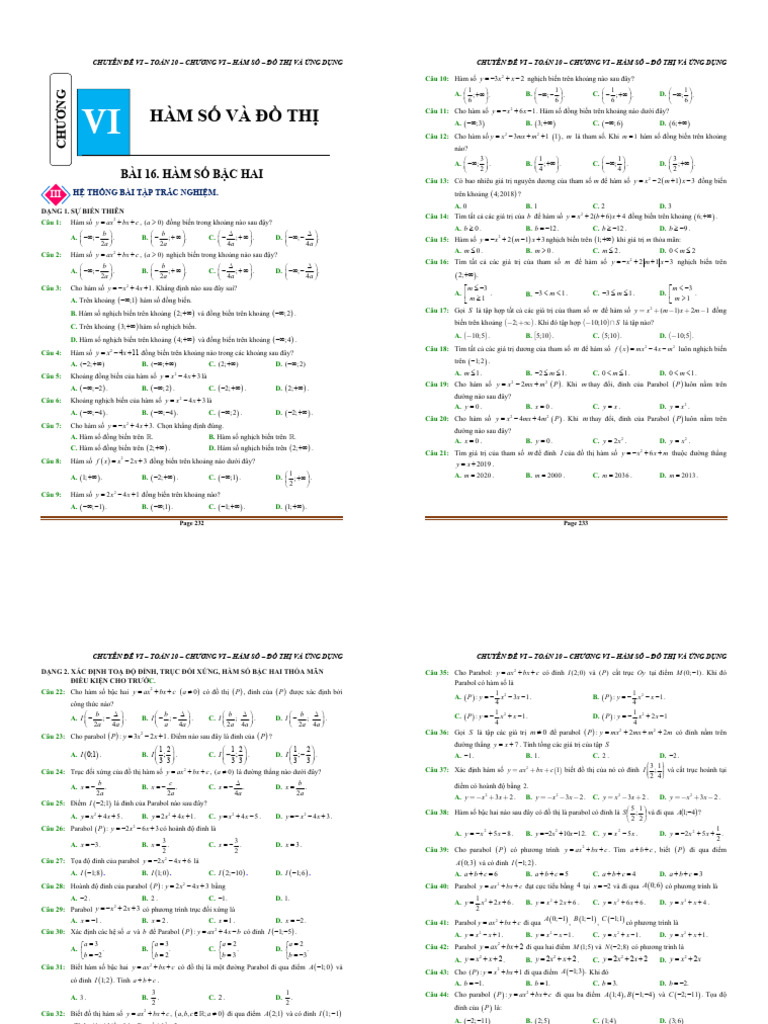 bài 2 hàm số tn | PDF