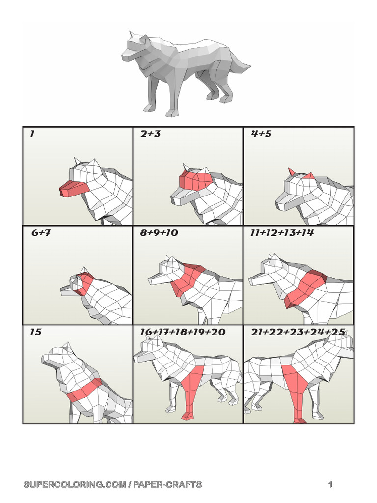 Wolf Paper Crafts | PDF