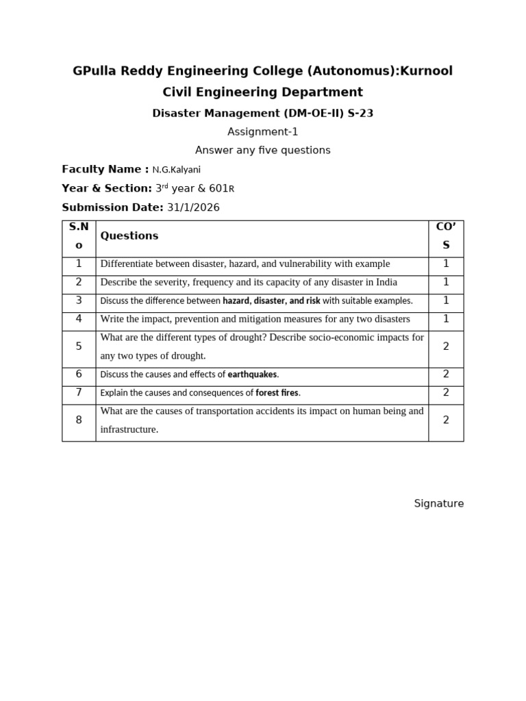 Assignment (25-26) | PDF