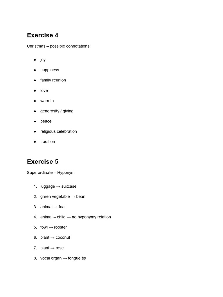 Assignment 3 | PDF | Lexical Semantics | Linguistics