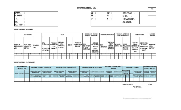 Form CKG | PDF