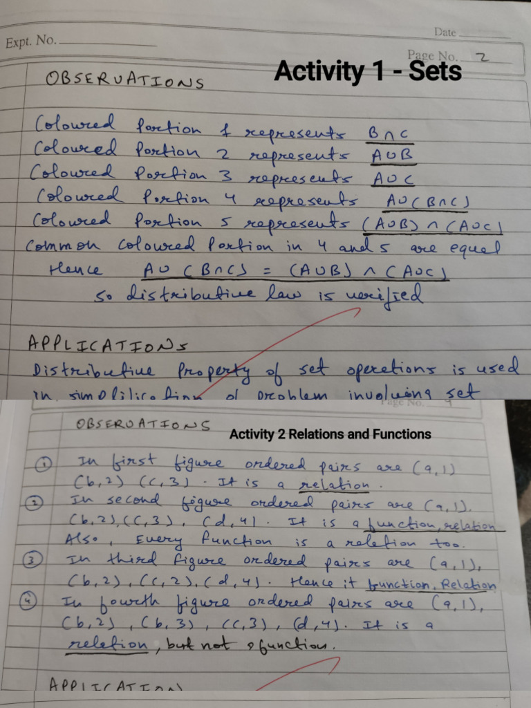 Maths Lab _ Observations _ Class 11 | PDF