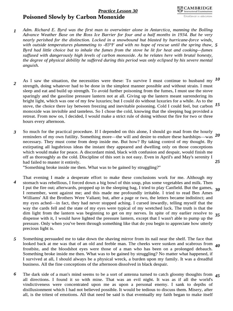 Cambridge Practice Lesson 30 | PDF | Mind | Cognitive Science