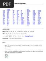 Assembly Language Instruction Set | PDF | Pointer (Computer Programming ...