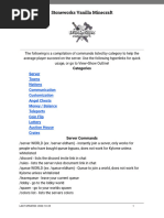 Minecraft Bedrock Commands List | PDF | Minecraft | Computing