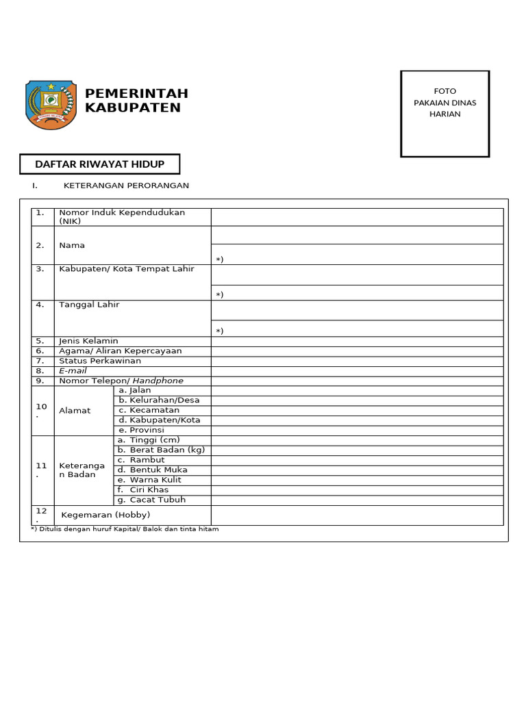 Format DRH Dms | PDF