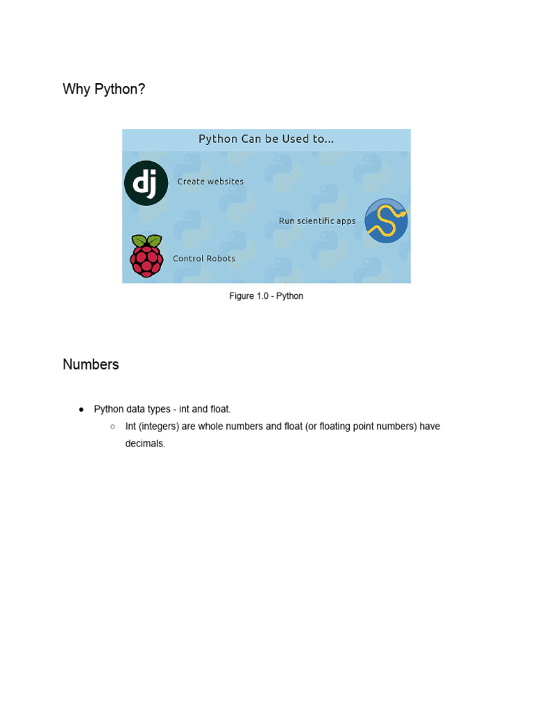 Python Notes 1 | PDF