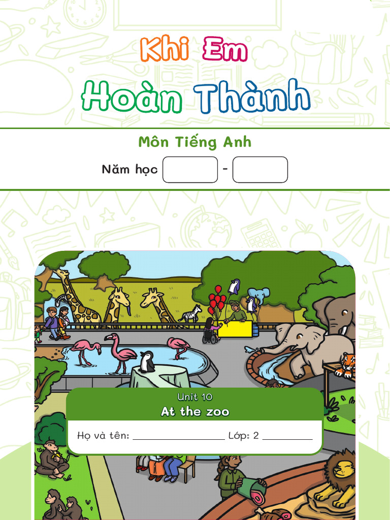 Tieng Anh Lop 2 Unit 10 | PDF