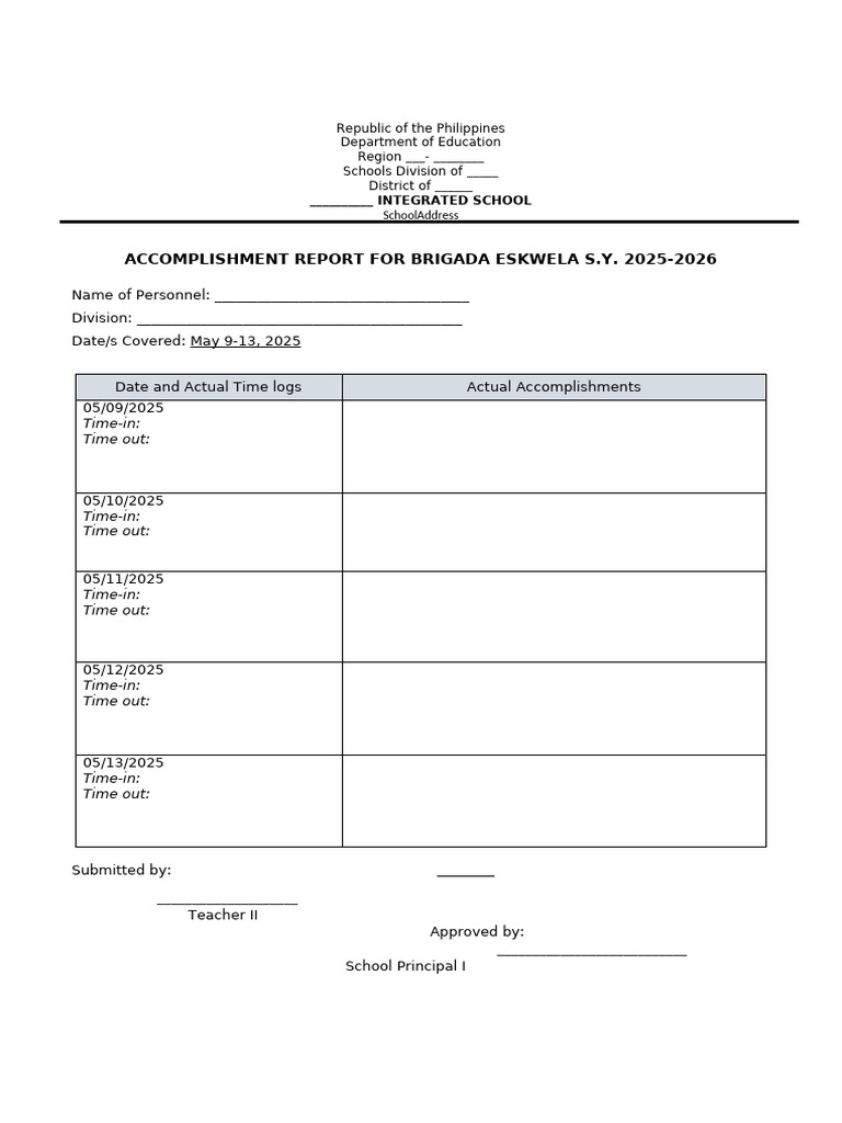 Brigada Accomp. 2025 | PDF