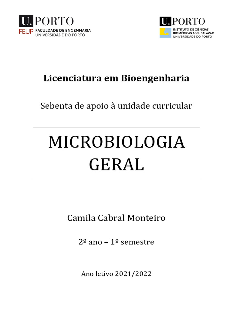 Sebenta MGER | PDF | Vírus | Célula (Biologia)