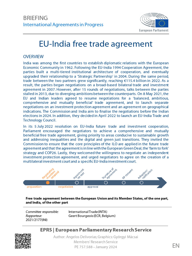 EPRS_BRI(2024)757588_EN | PDF | Most Favoured Nation | World Trade ...