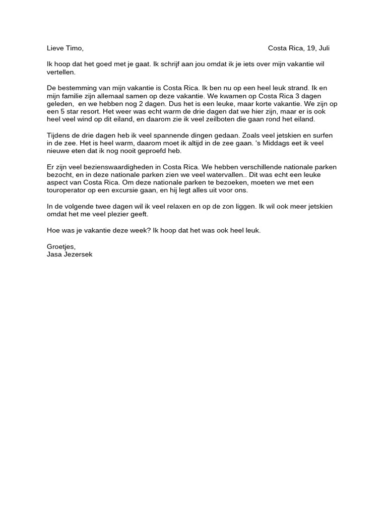 Informele Brief | PDF